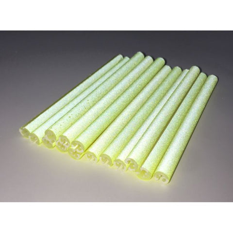 Set 12 ornamente din material reflectorizant pentru spite bicicleta, culoare galben