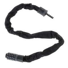 Antifurt bicicleta, Dispozitiv de blocare biciclete, Cifru cu 5 digits, lungime 90cm, culoare Neagra
