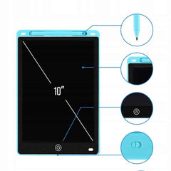 Tableta grafica de 10" pentru copii, culoare Albastra, AVX-WT-RYMT-8.502-BLUE